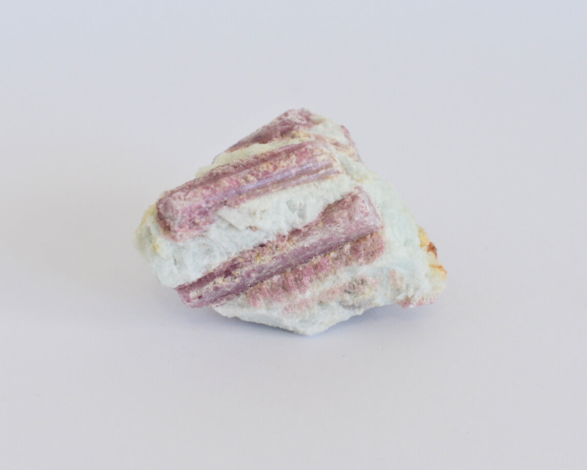 Pink Tourmaline in Quartz - Raw - 1