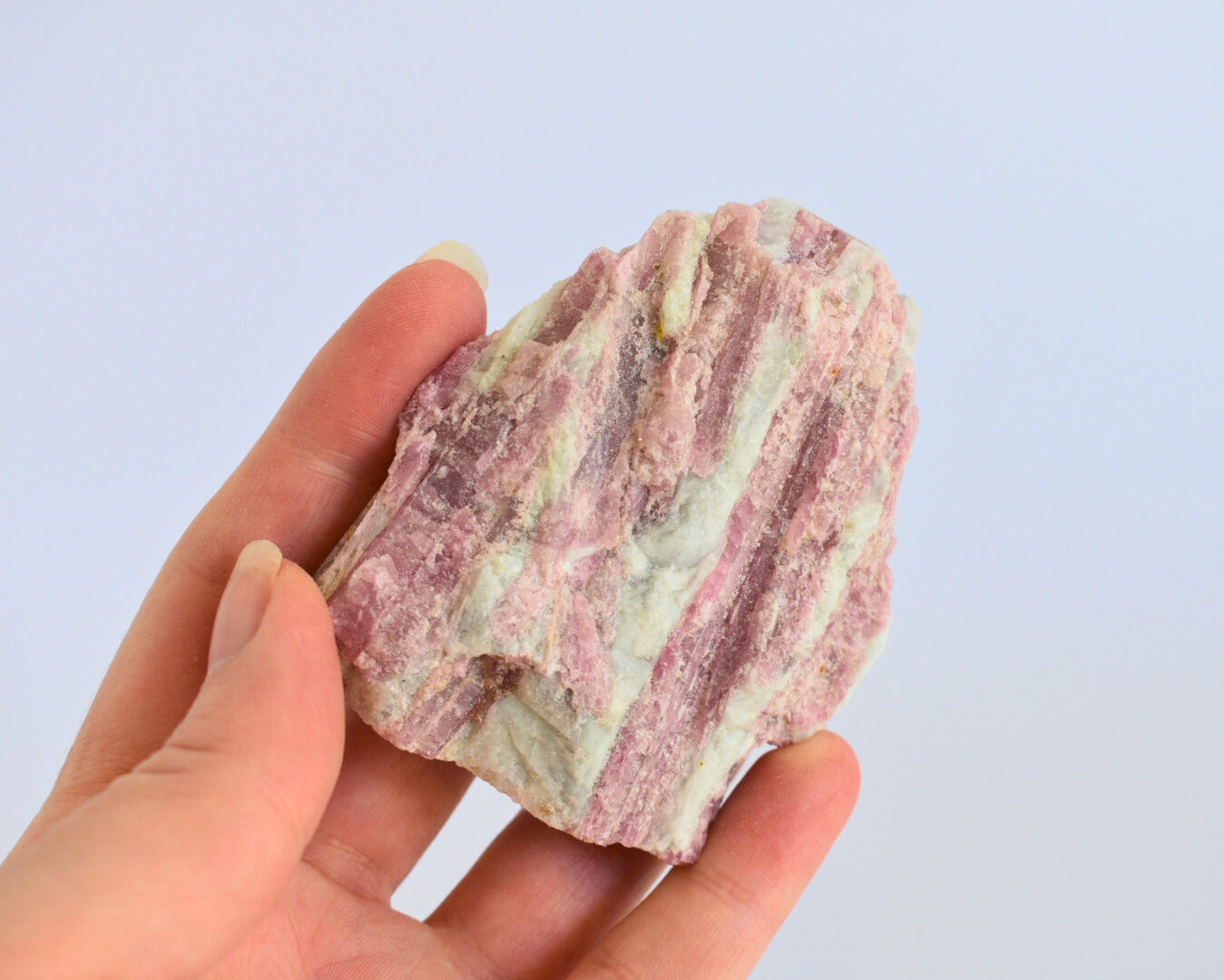 Pink Tourmaline in Quartz - Raw - 2