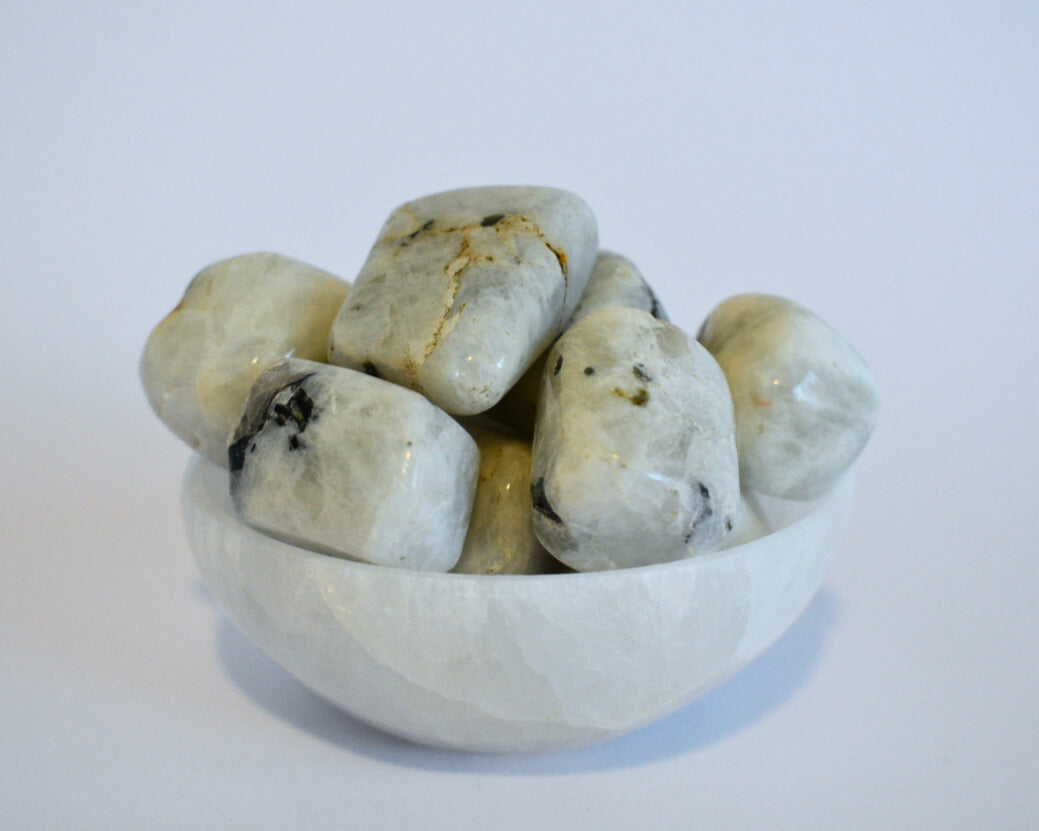 Rainbow Moonstone - Tumble Stone