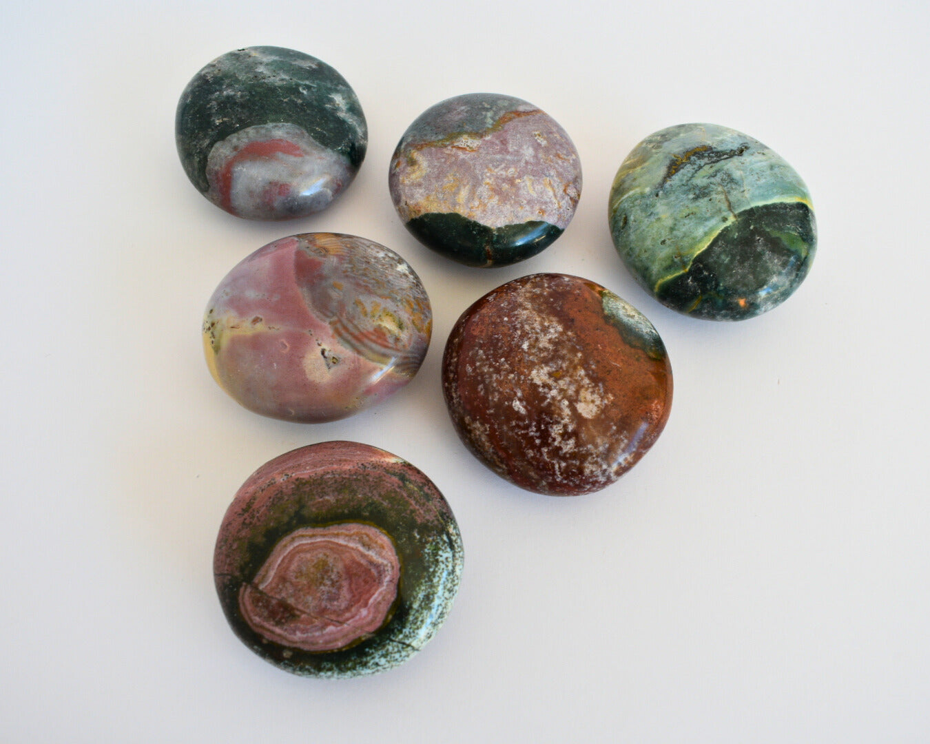 Ocean Jasper - Palm Stone - Large
