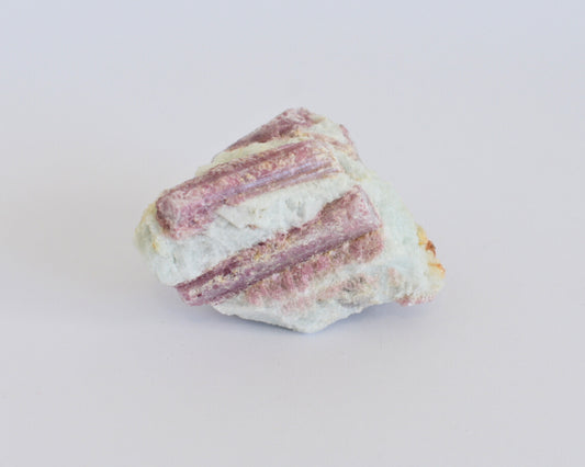 Pink Tourmaline in Quartz - Raw - 1