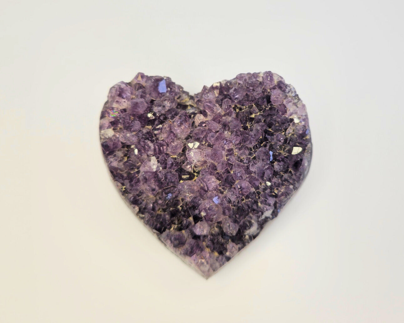 Amethyst Cluster - Heart