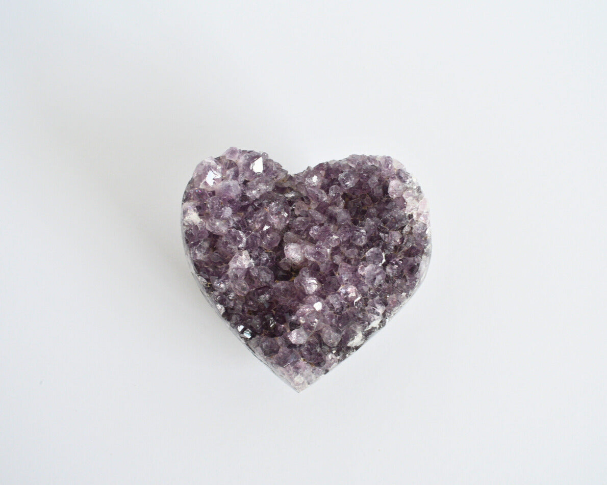 Amethyst Cluster - Heart