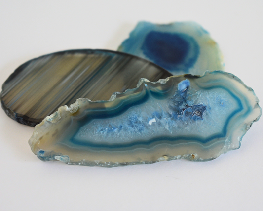 Blue Agate - Slice