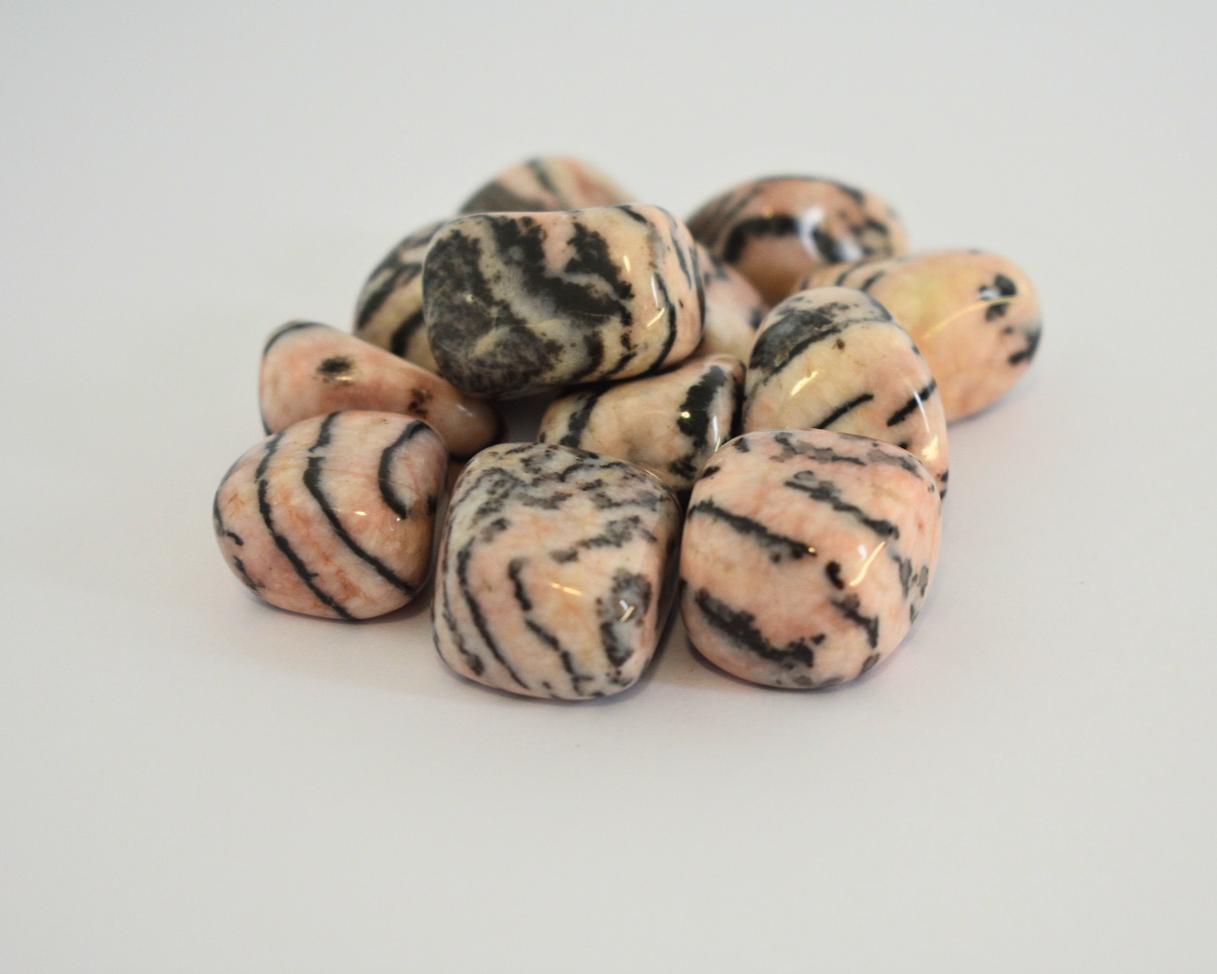 Pink Zebra Jasper - Tumble Stone (Type 1) – Earth Fire and Stones